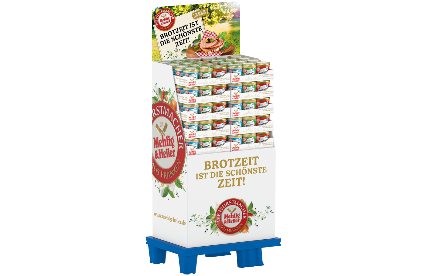 Mehlig & Heller "Bayerische Brotzeit" 250g - 3 Fach - 192 tlg.