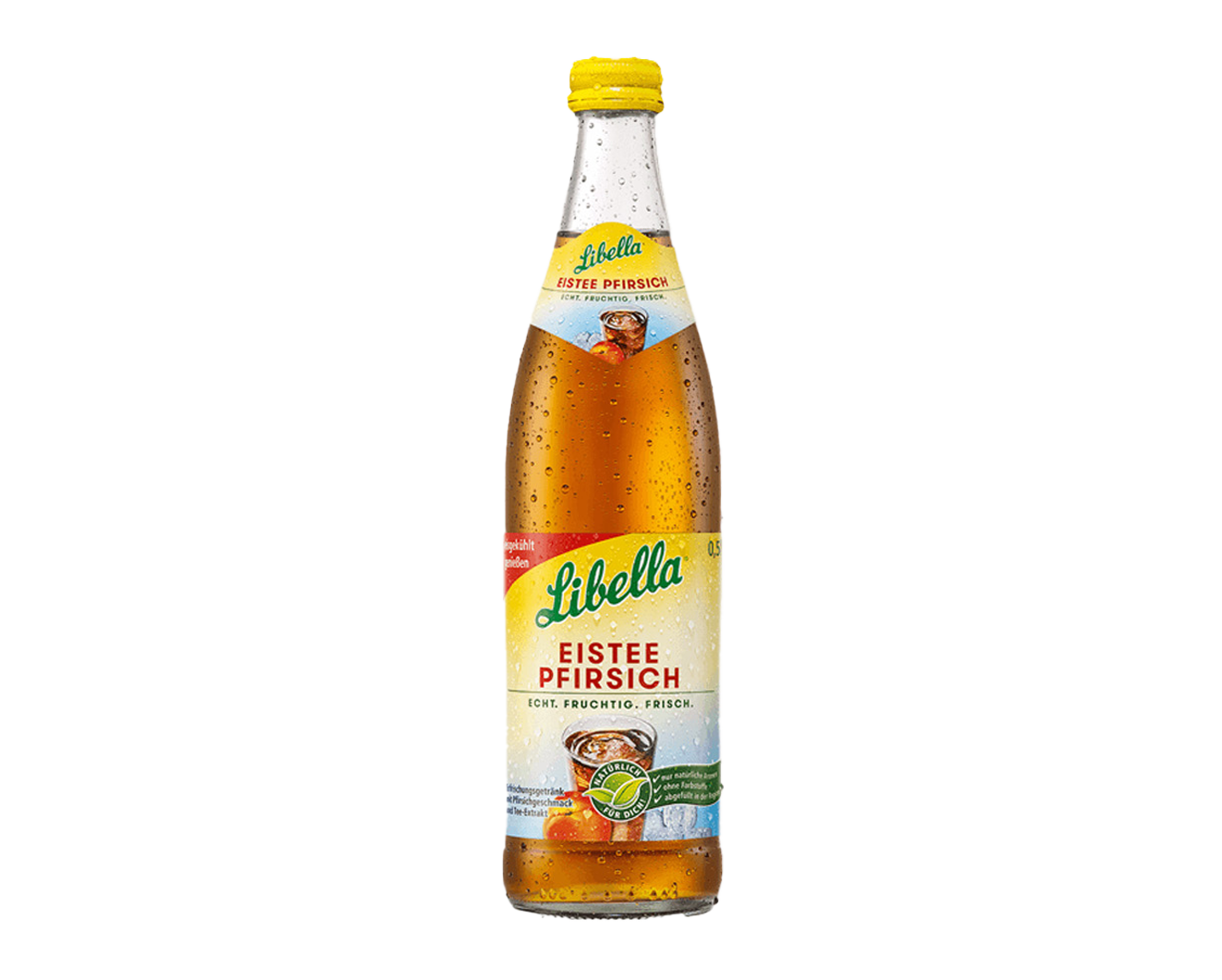 Libella Eistee Pfirsich 20x0,5 L Glas (Kiste)