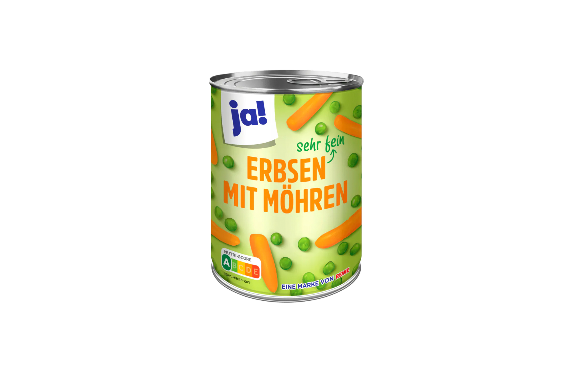 Ja! Erbsen und Mörchen 400g
