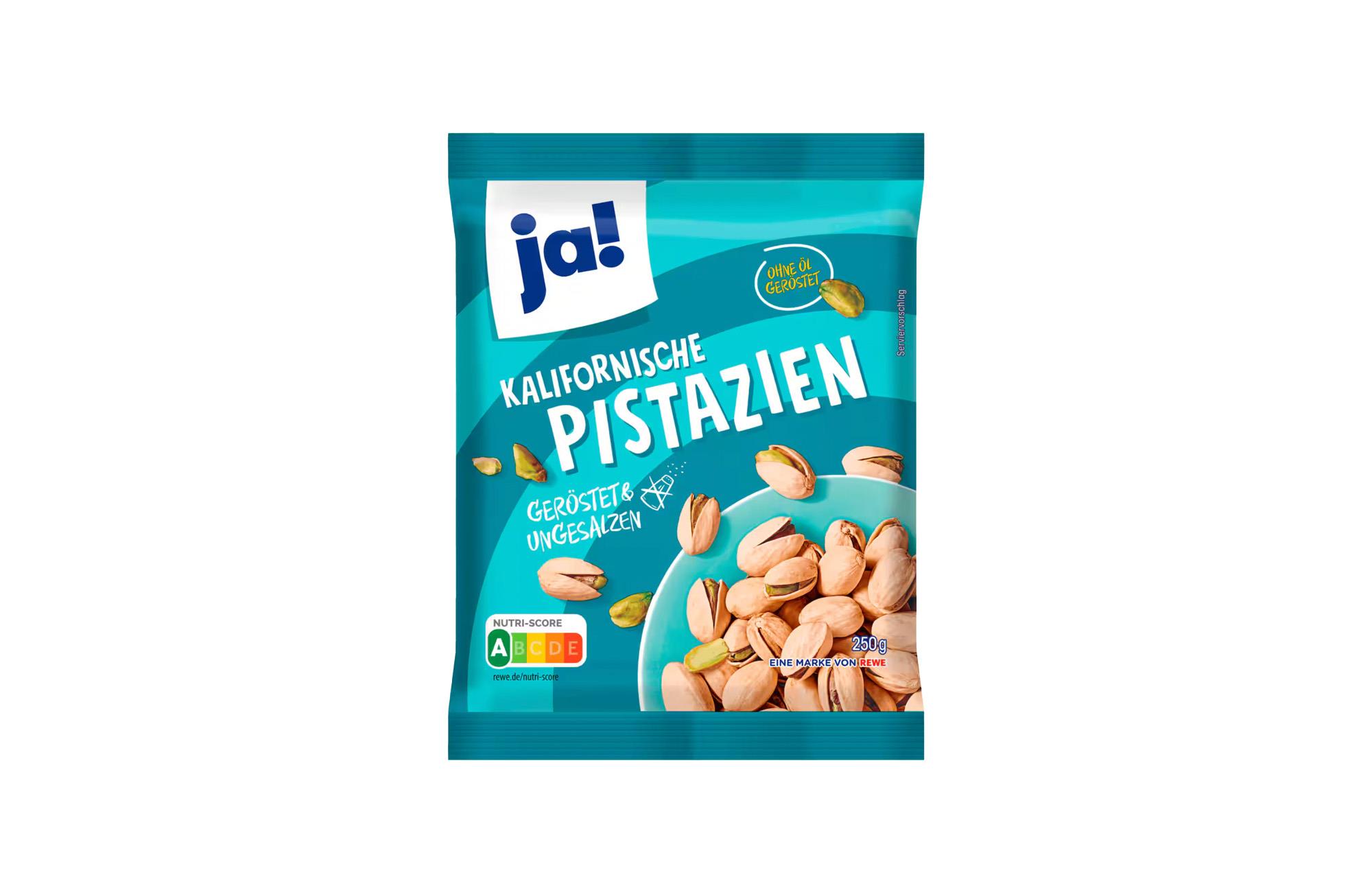 Ja! Pistazien Ungesalzen 250g