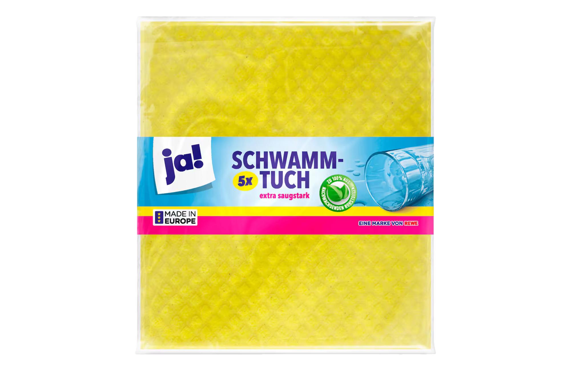 JA! Schwammtuch 5St. PK.