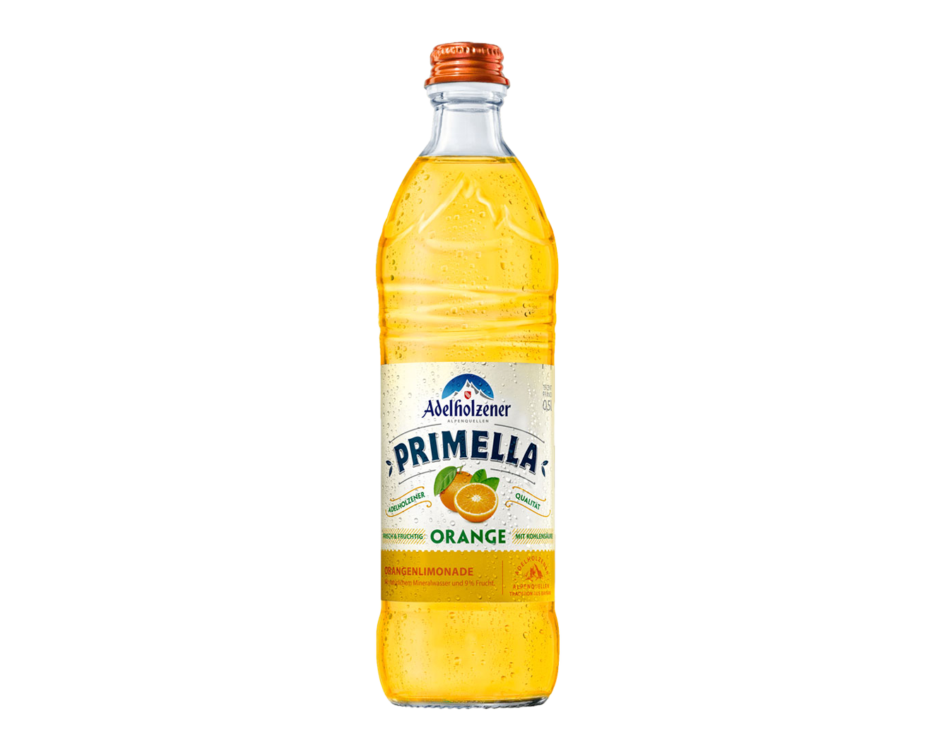 Adelholzener Primella Orange  12 x 0,5l (Kiste)