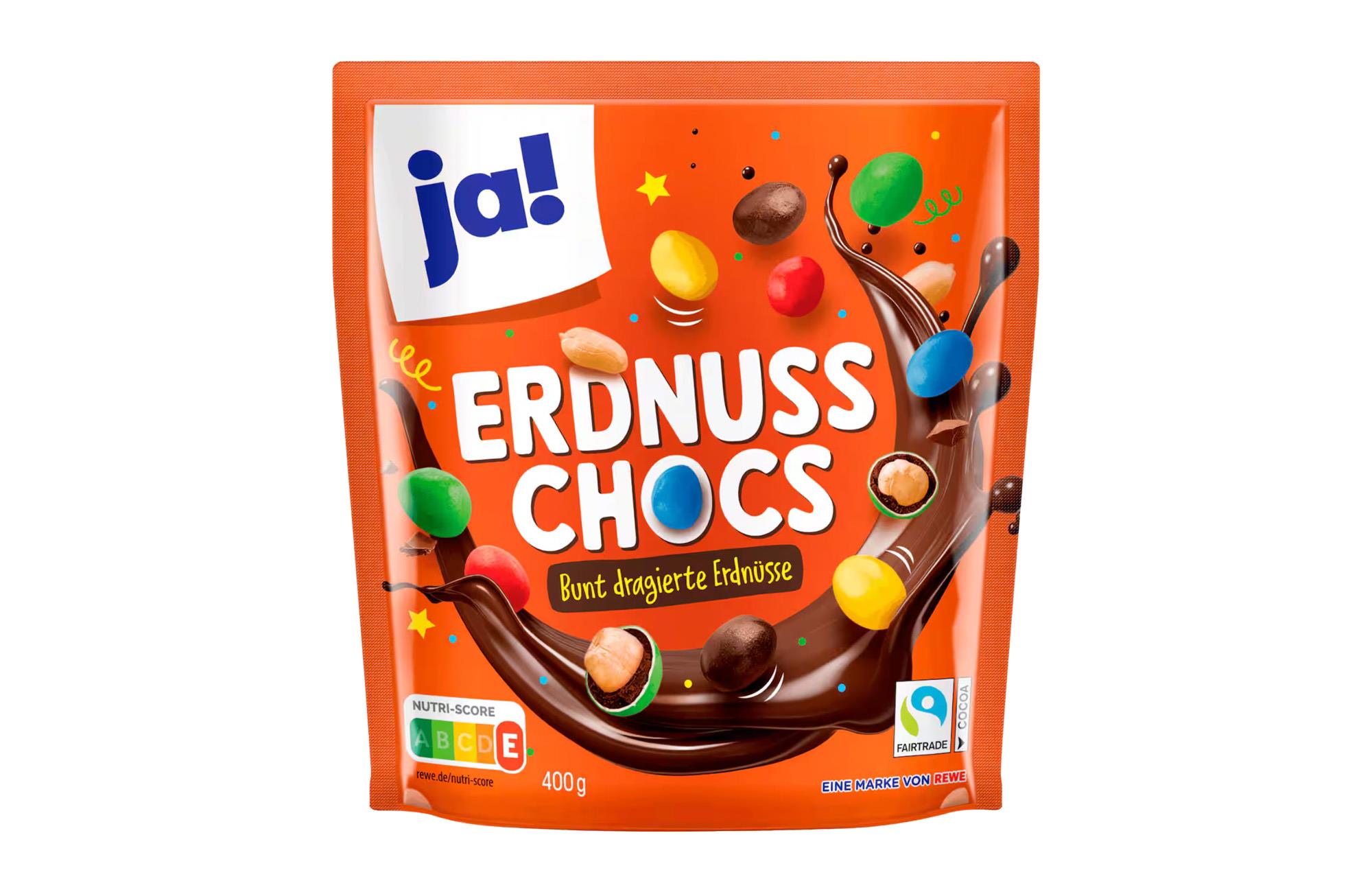 Ja! Erdnuss Chocs Bunt 400g