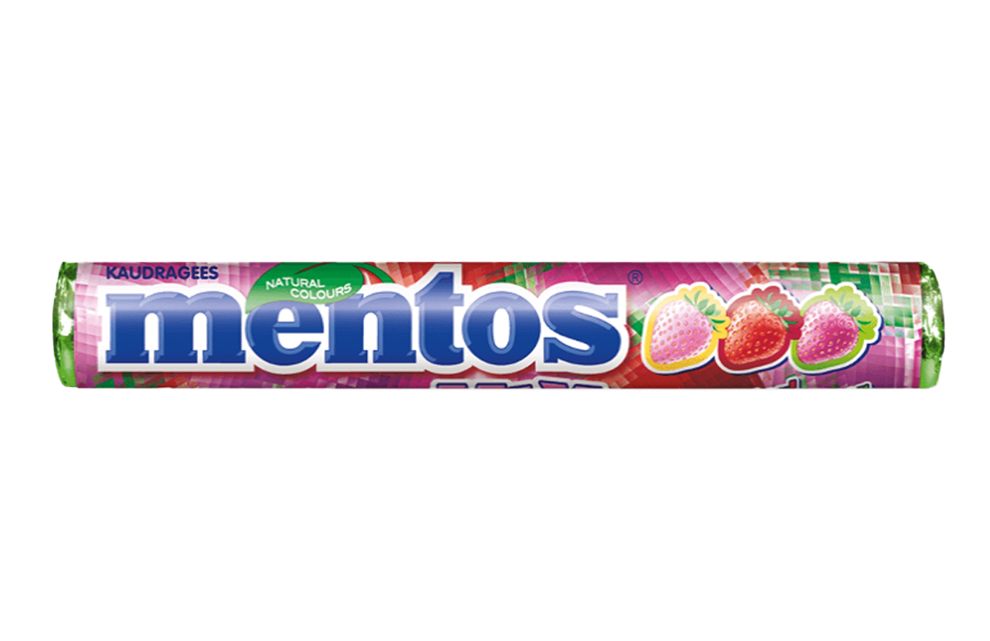 Mentos Erdbeer-Mix 38g Einzelrolle