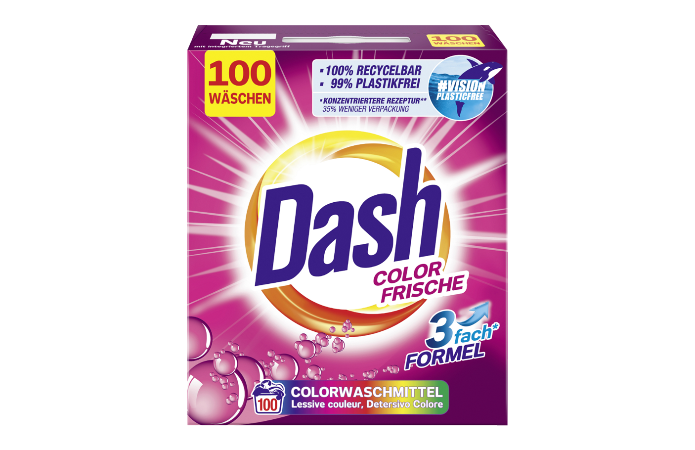 Dash Color Frische Waschpulver 6 kg