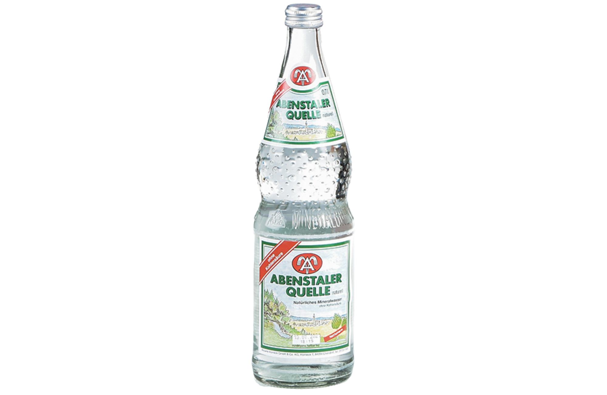 Abenstaler Quelle grün, naturell 12x0,7 L Glas (Kiste)