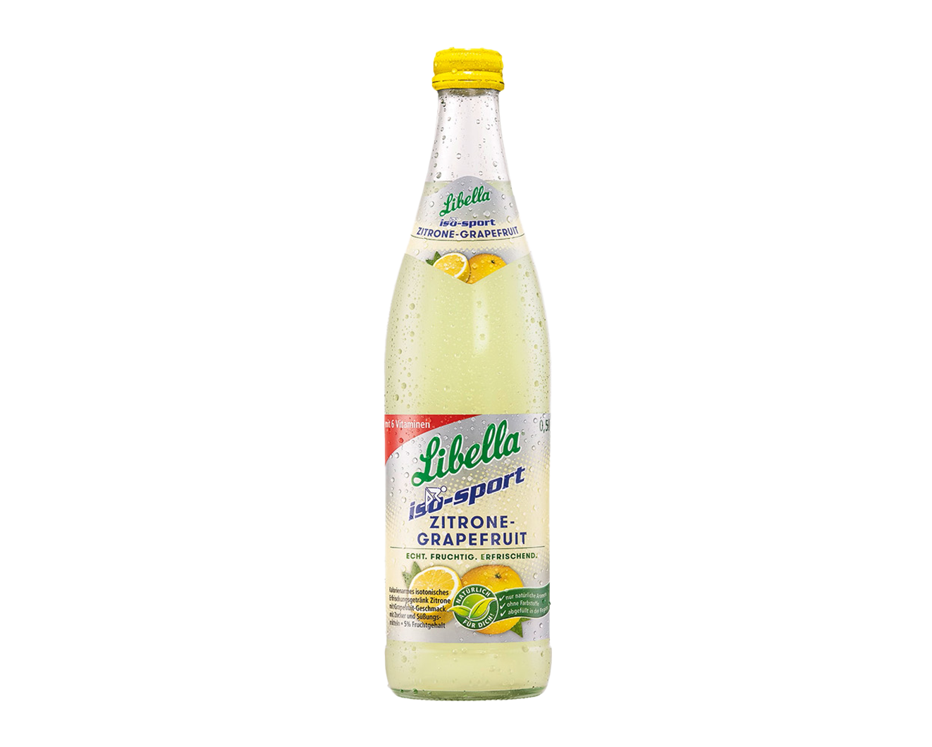 Libella Iso Sport Zitrone-Grapefruit 20x0,5 L Glas (Kiste)
