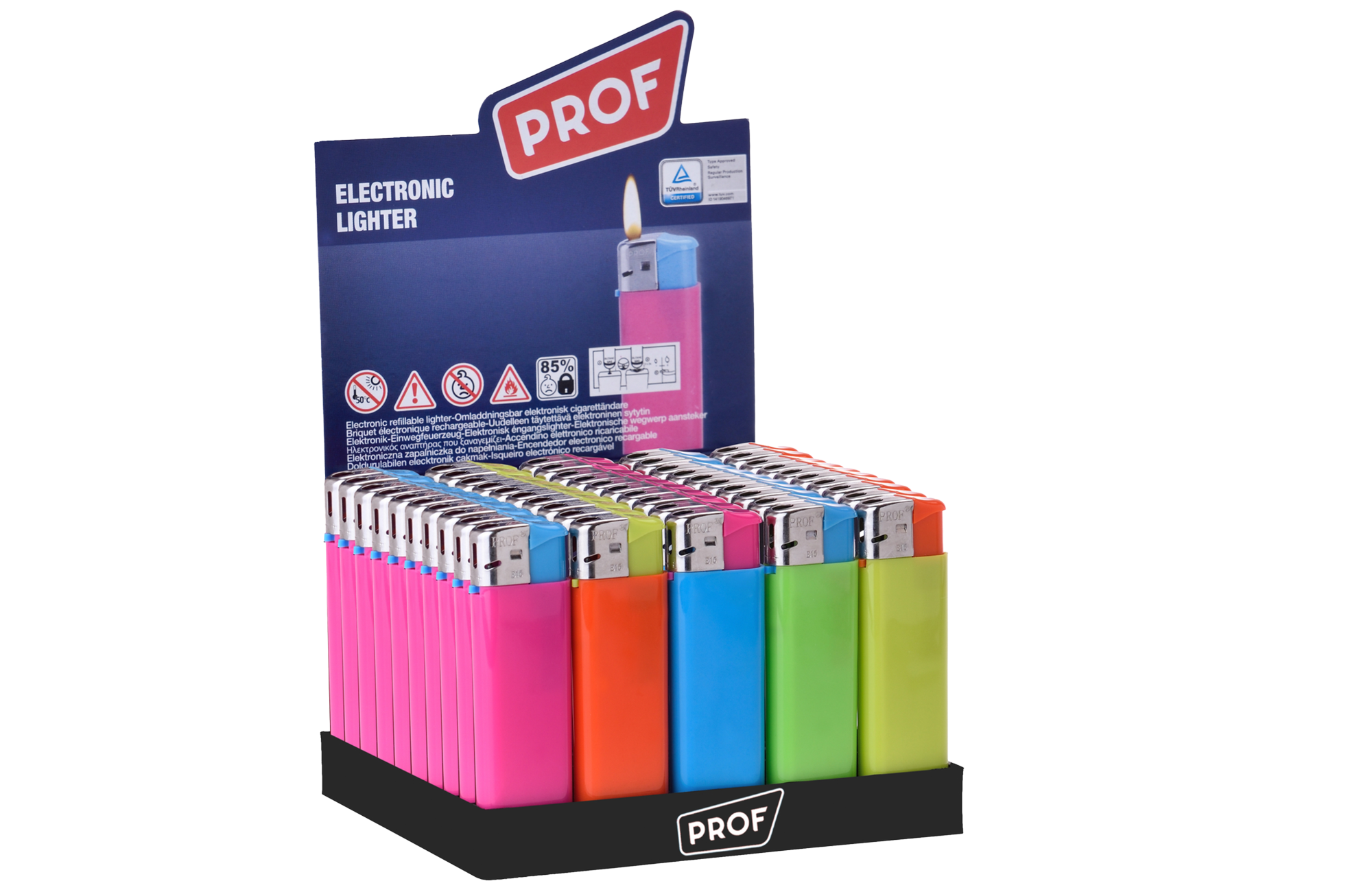 PROF REFILL. BI COLORS ELEC LIGHTER DL50