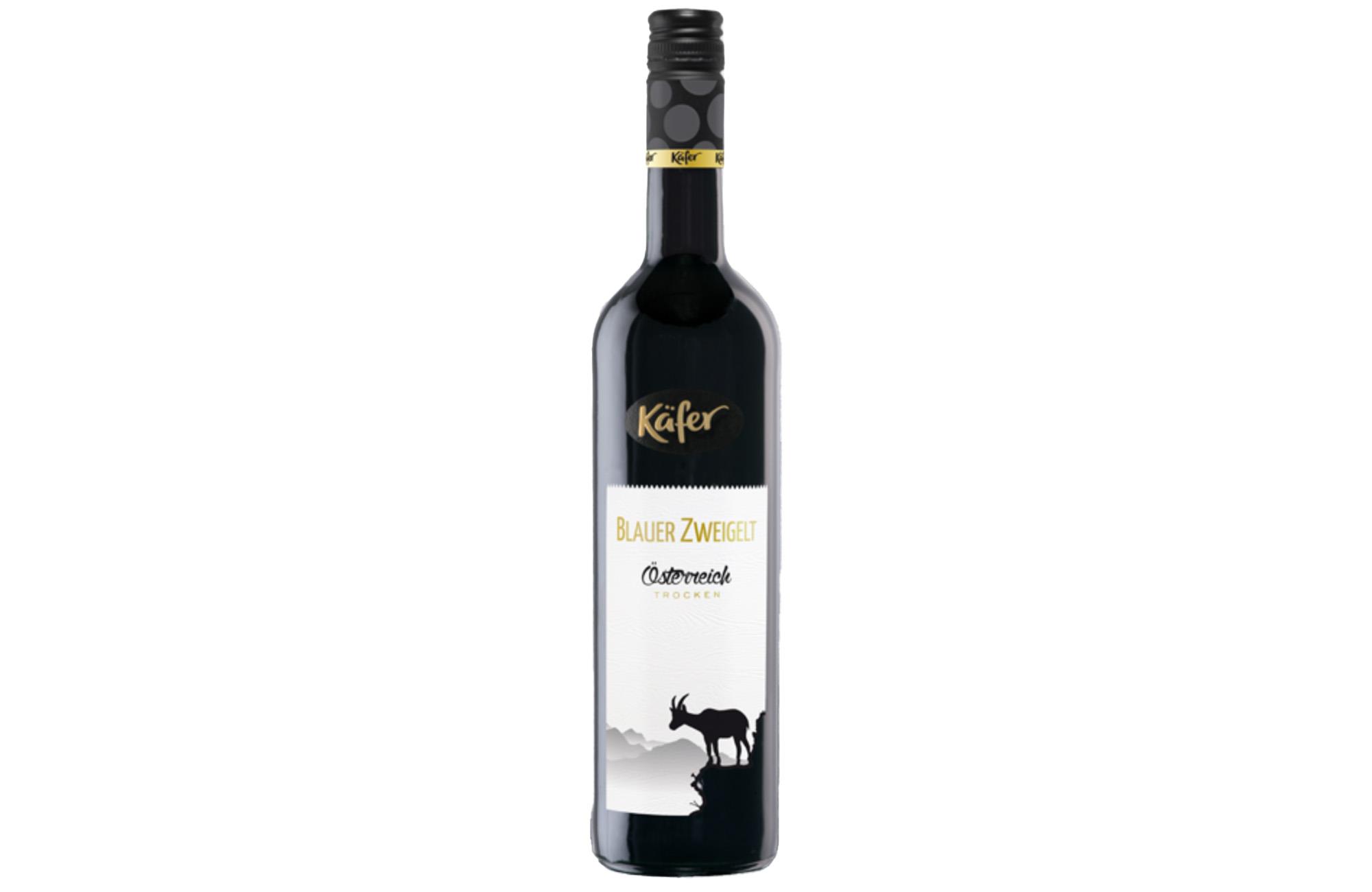 Käfer Blauer Zweigelt 0,75 L (Österreich trocken)