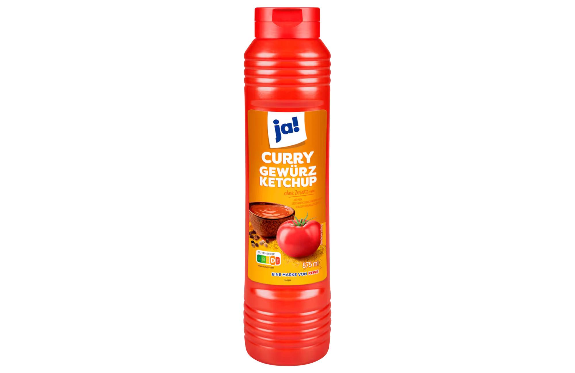 Ja! Curry Gewürzketchup 875ml