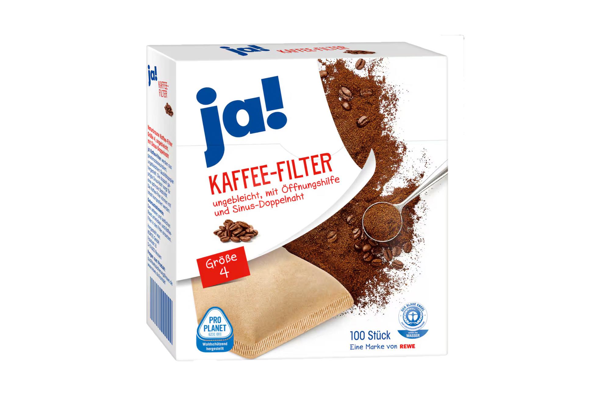 JA! Kaffeefilter 4 100St PK.
