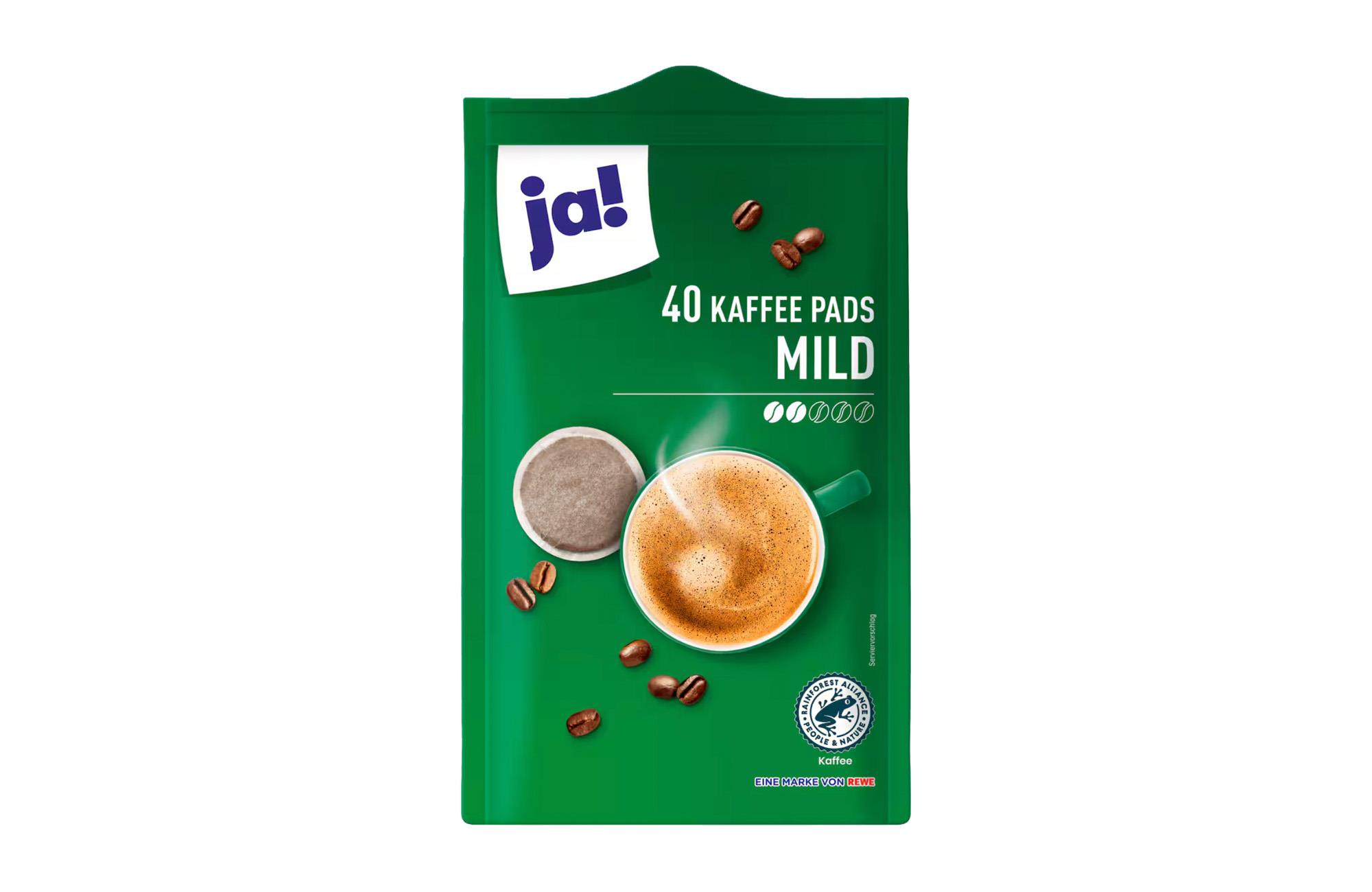 Ja! Kaffee Mild Kapseln 40Stk.
