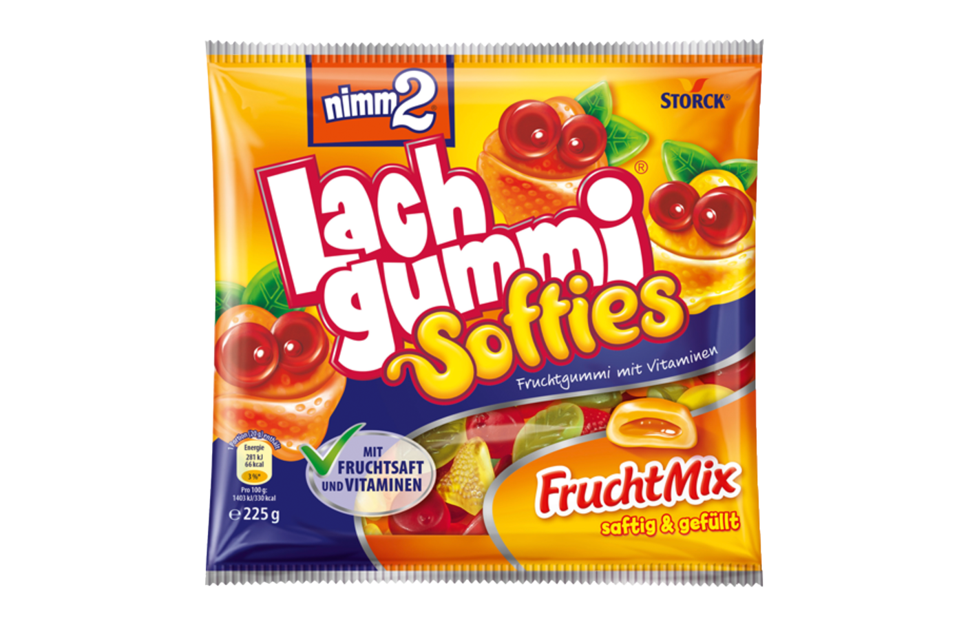 nimm2 Lachgummi Softies 225g - Storck
